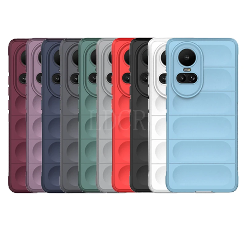 

For Reno 10 5G Case Cover OPPO Reno 10 5G Capas Shockproof Phone Back Armor Bumper Soft TPU For Fundas OPPO Reno10 Reno 10 5G