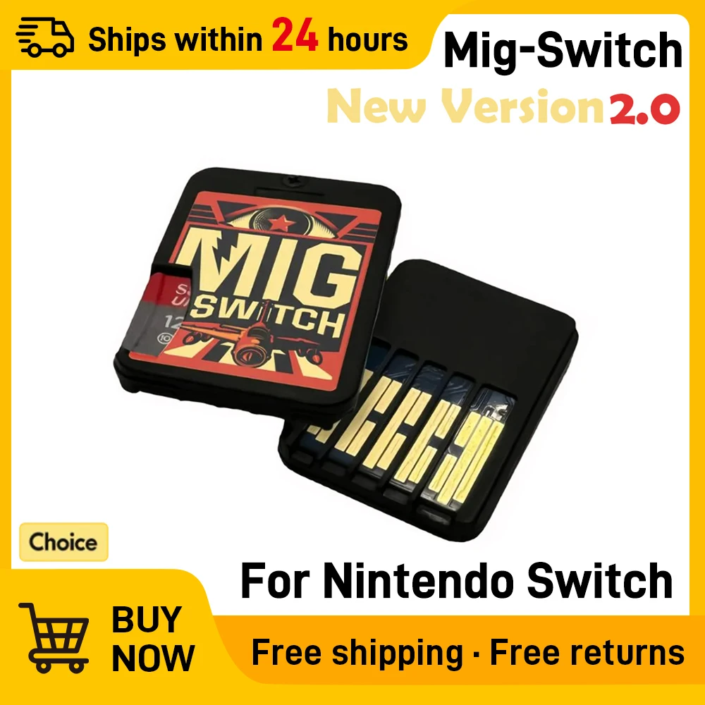 Plug&Play MIG Switch V2 NS Flash Cartridge Gaming Console Everdrive Modified Chip Mig universal card NS switch