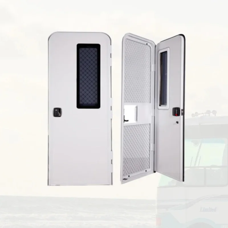 

Popular Aluminum Alloy Rv Trailer Camper Door 620X1750mm RV Entry Door Caravan And Motorhome Door