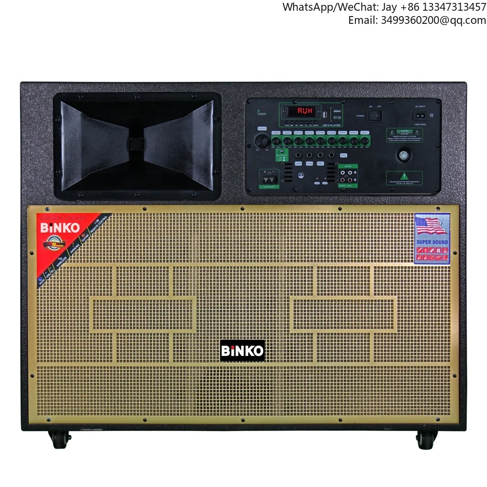 

Мощные басовые динамики для караоке, портативная беспроводная колонка с супербасом для диджеев