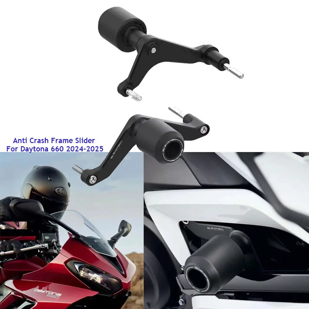 Engine Guard Anti Crash Frame Slider Fall Protection For Daytona 660 2024-2025