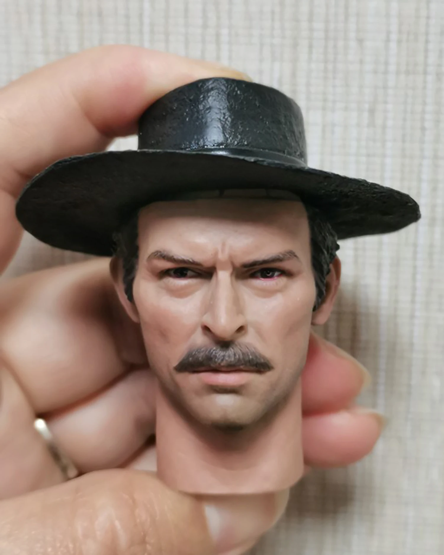 Lee Van Cleef Cowboy Man Head Carved 1/6 Movie Actor Head Model Fit 12\'\' Redman Hot Toys Action Figure