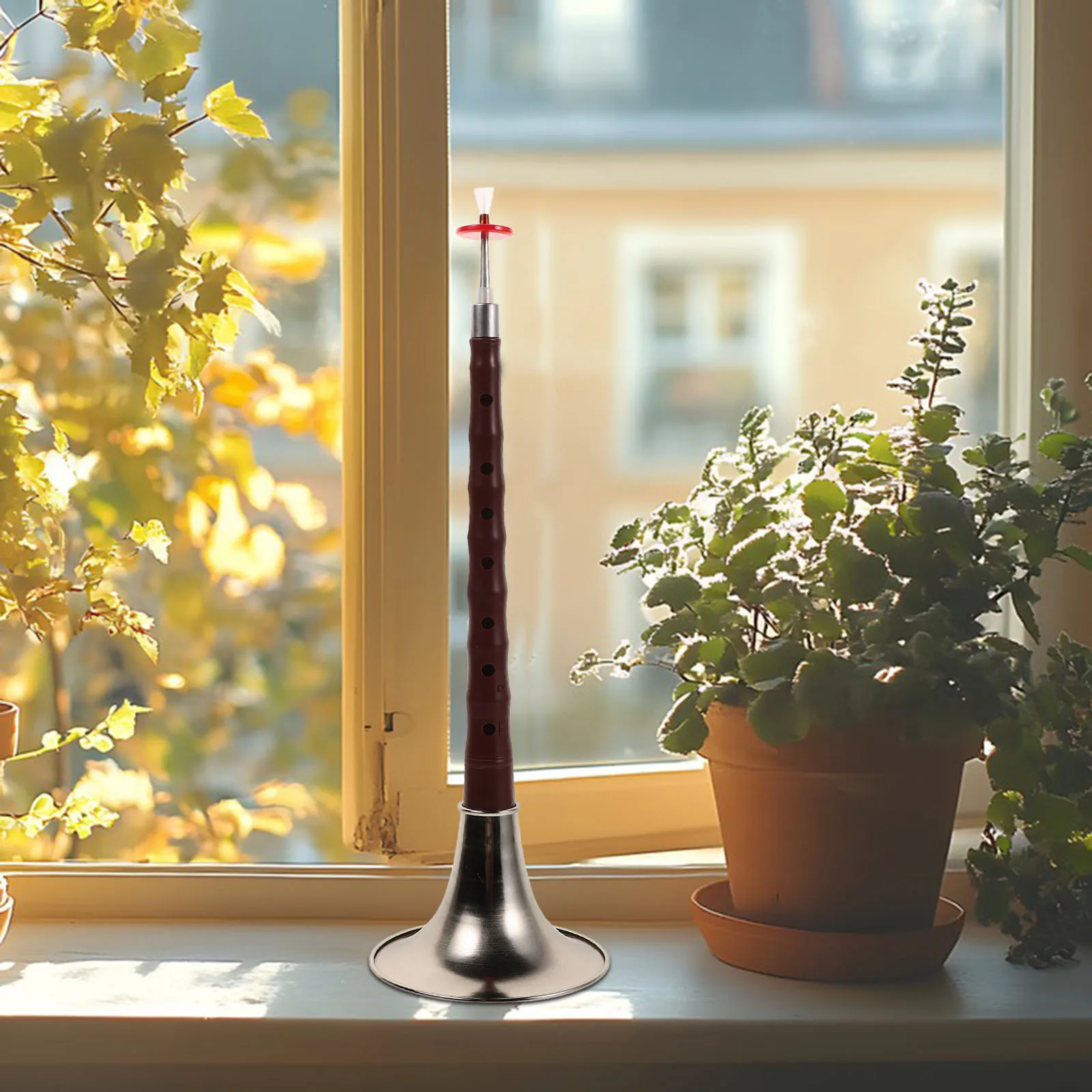 

1Set Suona Plastic Instrument Lightweight Beginner-Friendly Traditional Suona for Music Practice Cultural Performance Durable