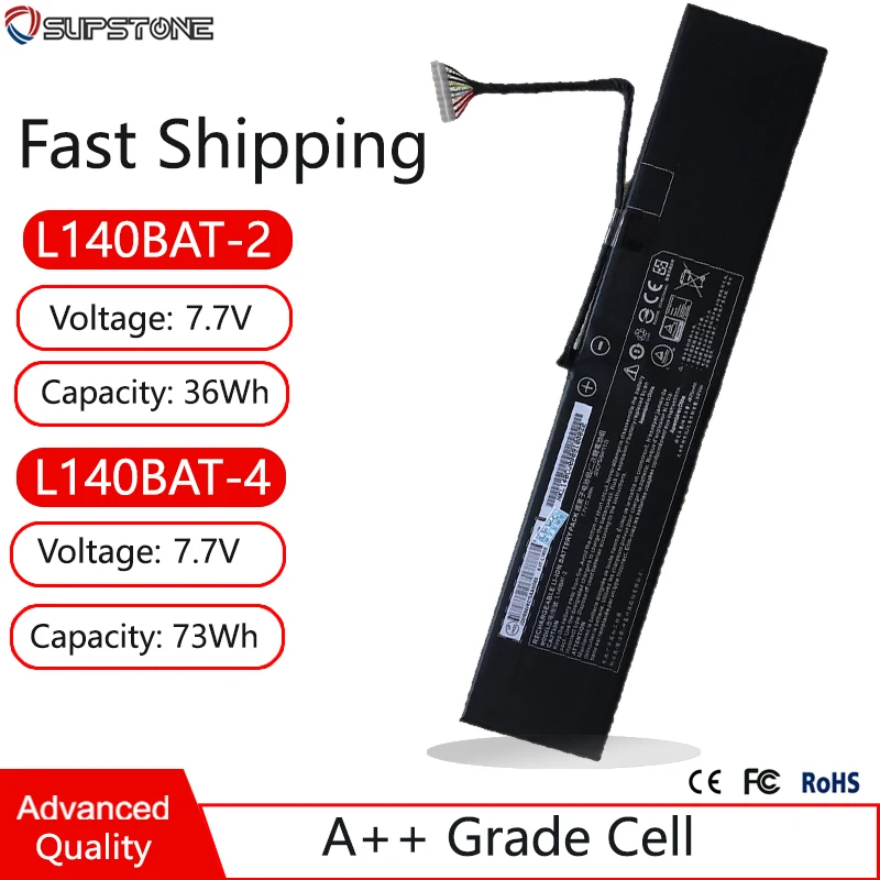 

L140BAT-2 L140BAT-4 Laptop Battery For Gigabyte RC14 U4 UD,For Raytheon MixBook Air L140CU L141CU/MU NS70S-NKNS51 6-87-L140S-32B