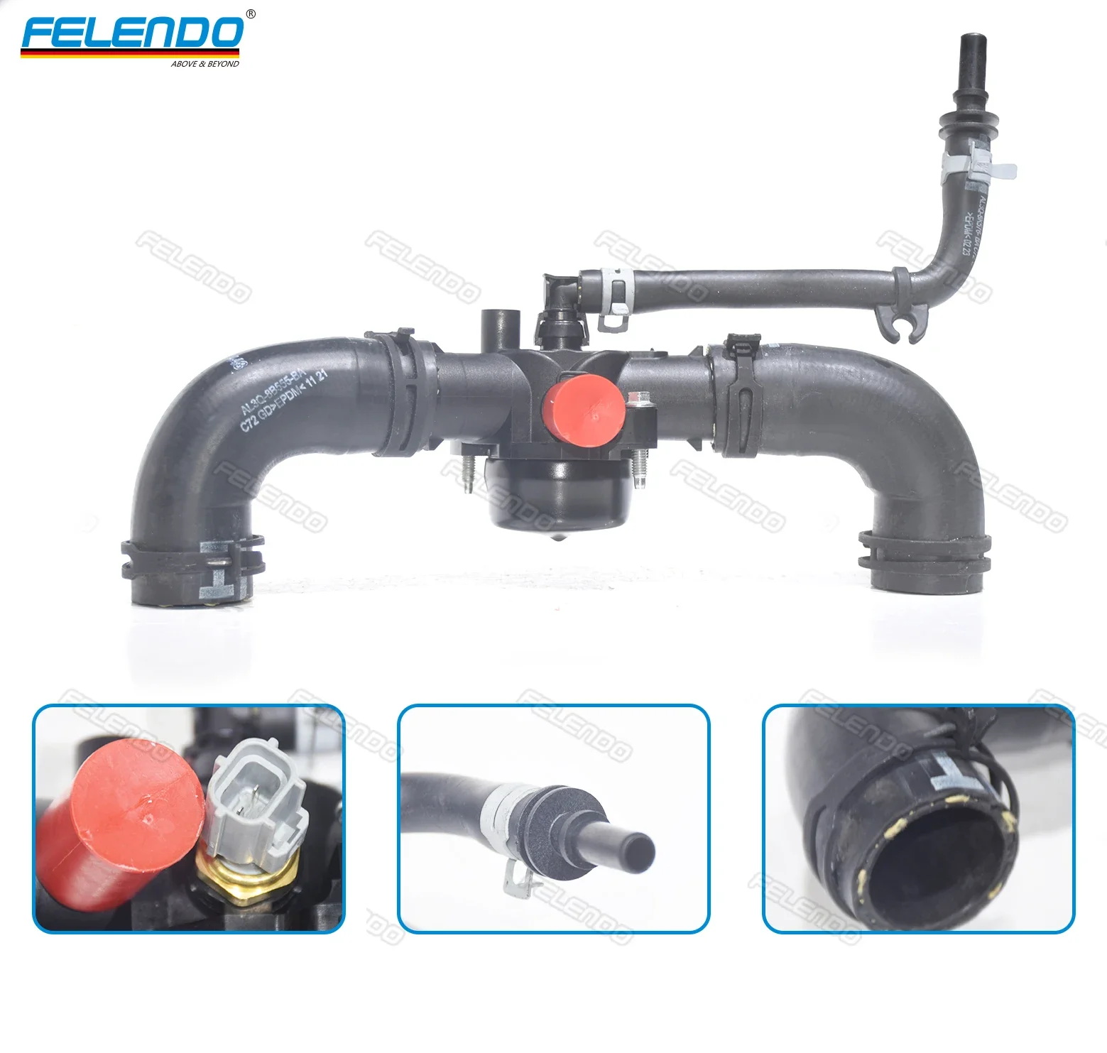 

Thermostat Housing Water Outlet for Range Rover Vogue (02-19) Range Rover Vogue (10-12) LR022690 AL3Q8594BB