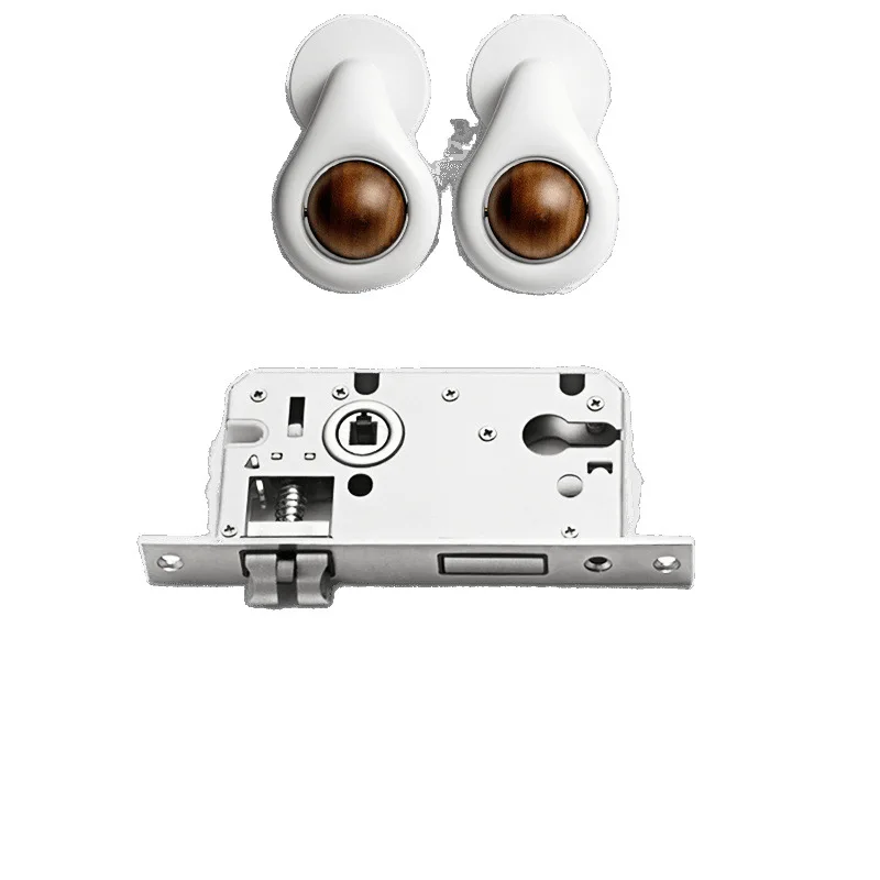 

Door lock Magnetic indoor bedroom lock Household wooden Universal Chinese silent
