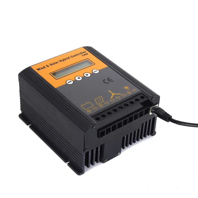 windsolar hybrid controller 12v 24v 48v charger for 30A 60A regulator controller switch controller