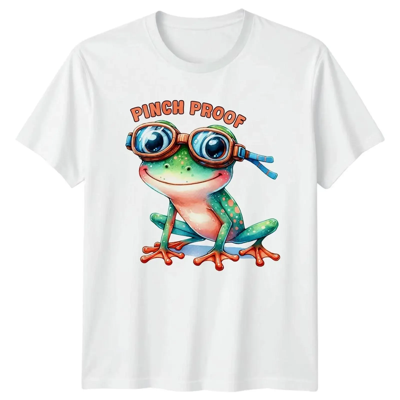 Pinch Proof Frog T Shirt Lustig St Patricks Day Brille vintage Washed Breathable Comfortable Casual homme Slightly Stretched