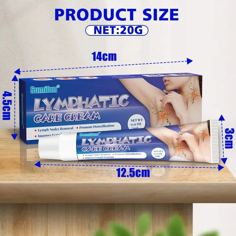 Professional Lymphatic Massage Cream Effectively Eliminate Lymph Nodes Vice Breast Elimination Care Cream