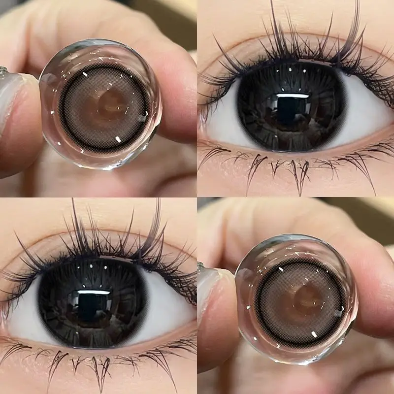 JeweLens Bijziendheid Blauwe Kleur Contactlenzen Zwart Leerling 6 maanden 1 paar Cosmetische Lenzen