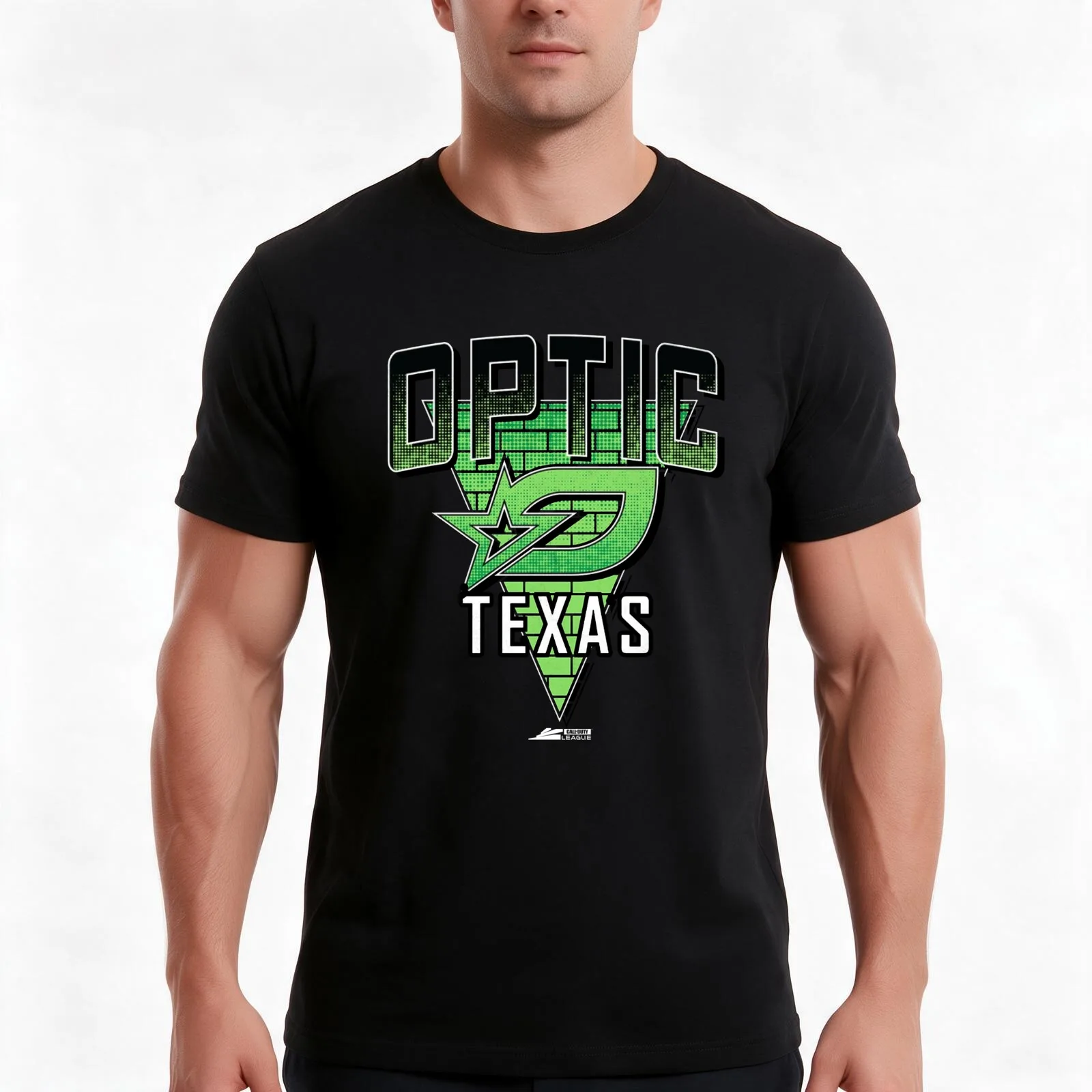 Optic Texas Merch T-Shirt, Summer Casual Cotton Tee, Oversized Streetwear Tops, Vintage Graphic Print, Loose Fit Short Sleeve