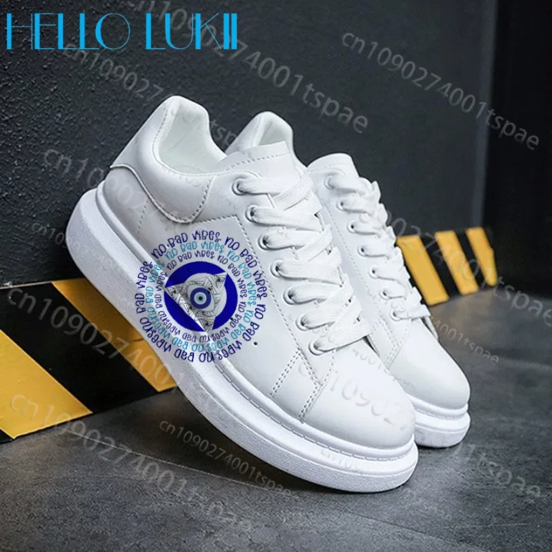 

Evil Eye Hot Selling Man Woman Shoes Products Adult Size 35-44 Shoes New Simple Comfortable White Tennis Shoes in Stock