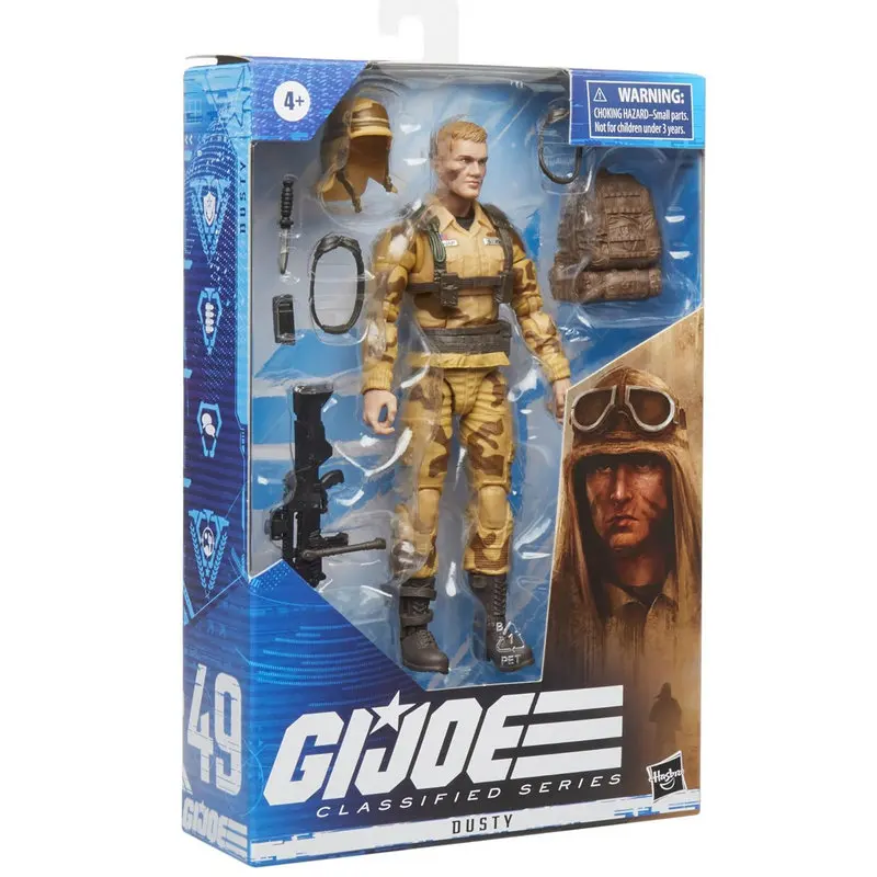 Genuine G.I.Joe GIJoe Dusty Action Figure Model Toy 6in Soldier Collection Gift