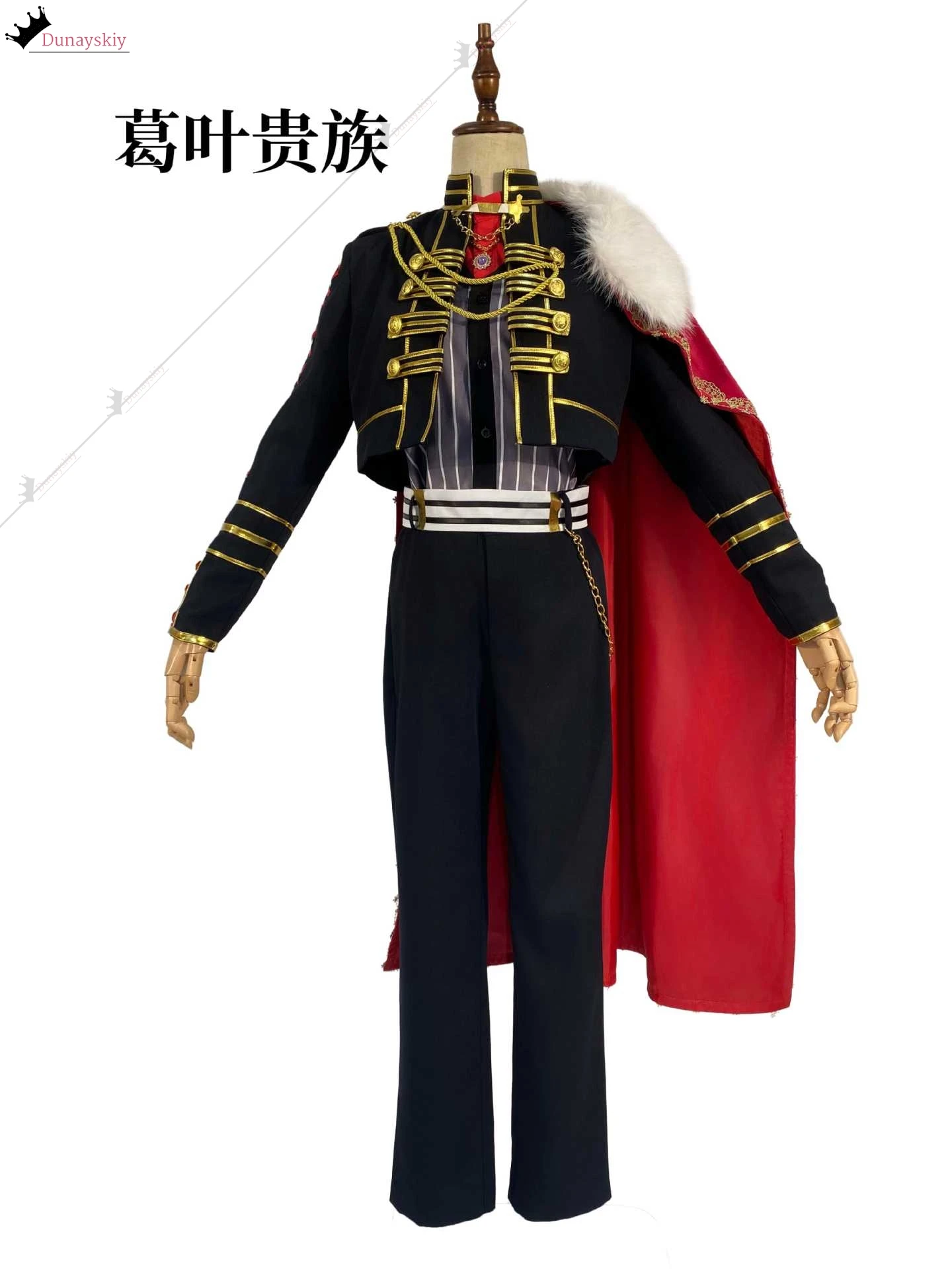 Disfraz de YouTuber Virtual Kuzuha, peluca de juego de rol Kuzuh, trajes de zapatos VTuber NIJISANJI, vestido de noche negro, capa, traje Unisex