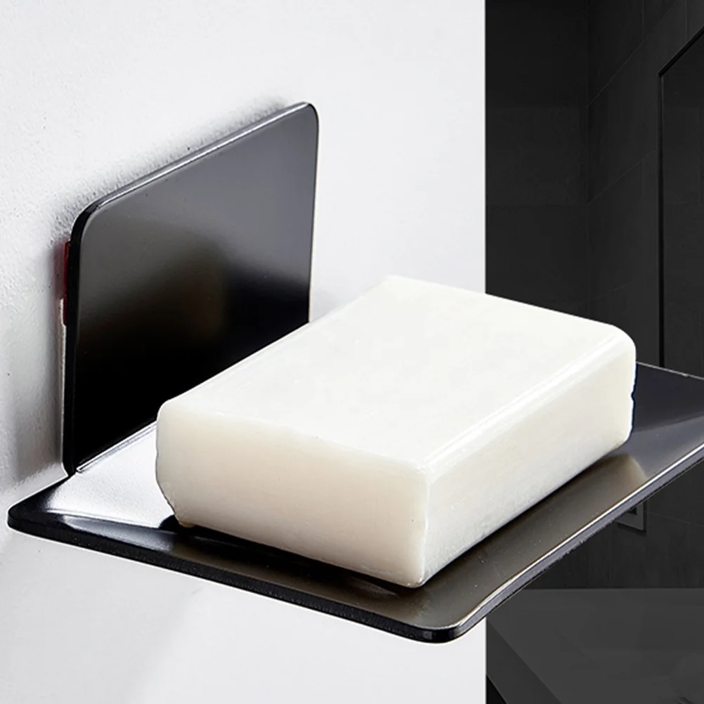 

1pcs Stainless Steel Rack Water Draining Design Bathroom Organizer Smooth Edges Holder For Shower Kitchen Storage Shelf