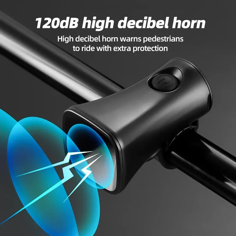 Bicycle Bell Bicycle Horn Motorcycle Electric Anti-theft Alarm Horn Loud Alarm Ring Bell Cycling Accessories