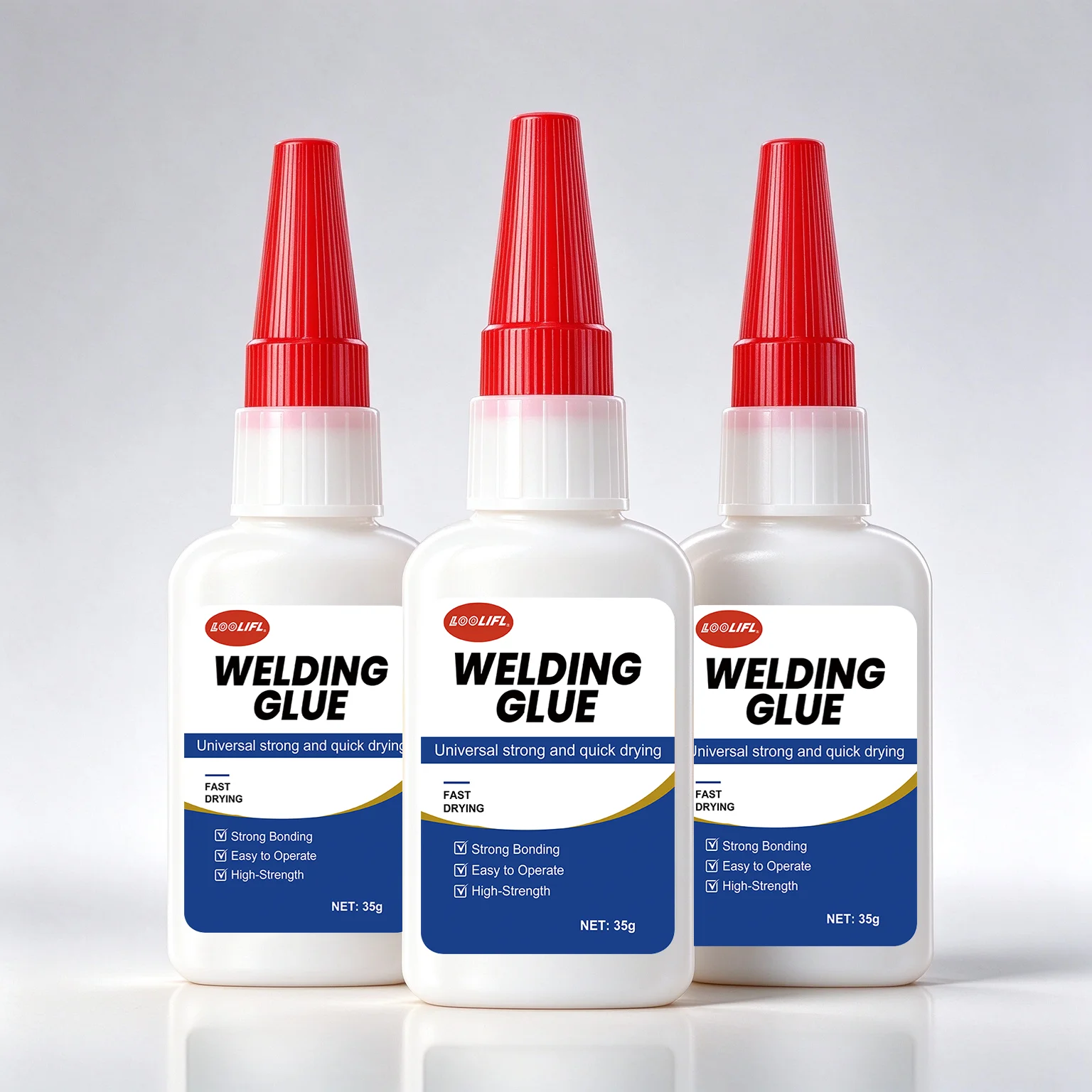 Plastic Super Glue (35g)transparent Adhesive,suitable for cracked toys,plastic casings, miniatures, and small household repairs
