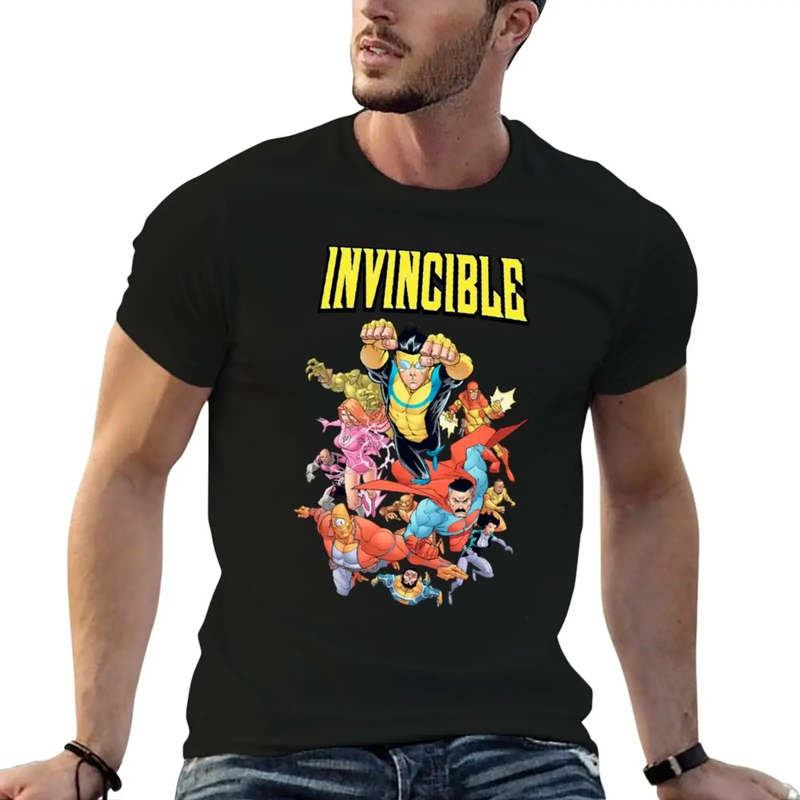 Invincible T-Shirt customizeds cute tops tees mens designer t shirt