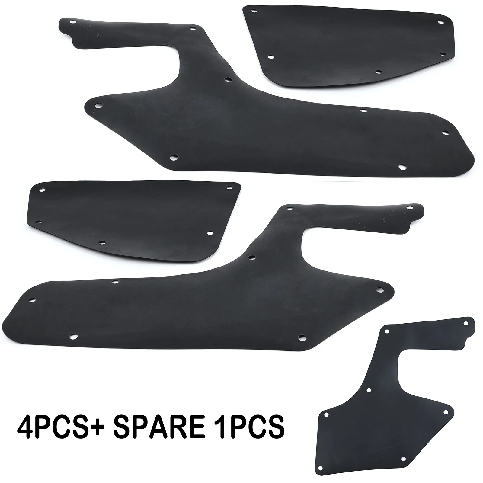 5pc For Toyota 4Runner N180 3rd gen Hilux Surf SW4 1996-2002 Rubber Splash Shields Inner Fender Liner Apron Seals Guards & Clips