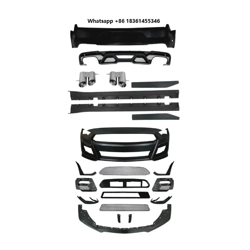 

High Quality Bodykit 2018-2023 GT500 Easy Installation Front Rear Bumper Side Skirt Exhaust New