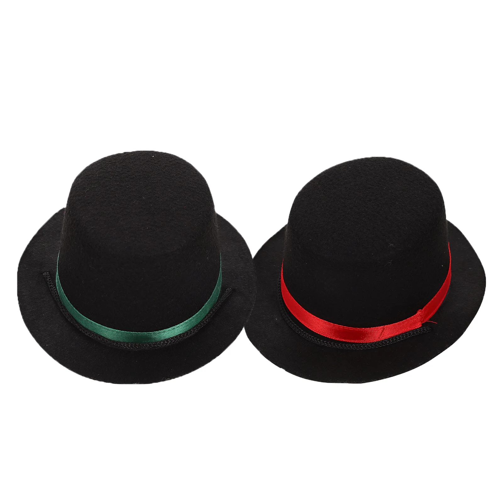 

2Pcs Dog Top Hat Black Pet Costume Cap Puppy Birthday Party Hat Carnival Pet Costume Accessory Doggie Hats Black Dog Cap