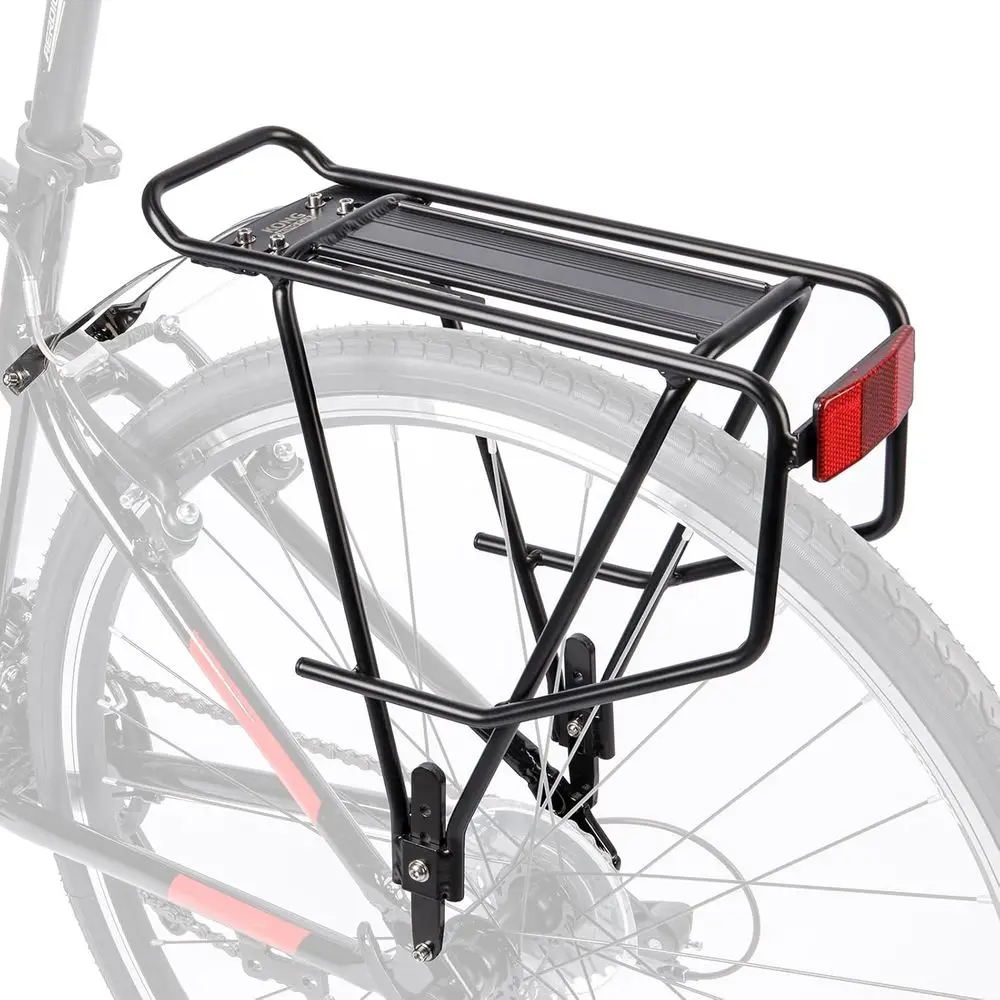 

Rear Bike Rack - Bike Cargo Rack or lat Mount Disc Brake/Non-Disc Brake Mount - Large acity ycle Pannier Rack (Narrower)