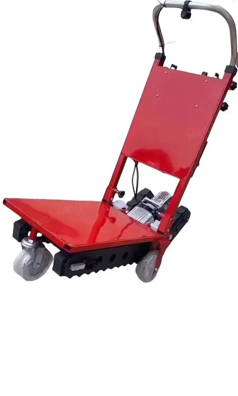 400KG Stair Climbing Vehicle Cargo Handling Cart Crawler-type Up and Down  Climber Folding Angle Adjustable Silent Electric