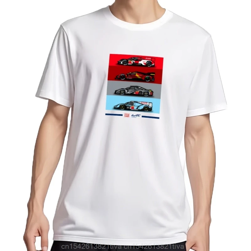 New Wec Le Mans Hyper car T-Shirt T-Shirt kurze Shirt T-Shirts Sommerkleid ung schlichte schwarze T-Shirts Männer