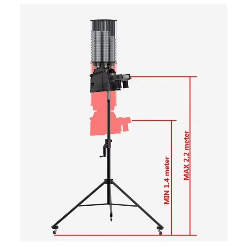 

Automatic badminton machine transmitter equipment, paper feeder robot, for training practice with APP remote control
