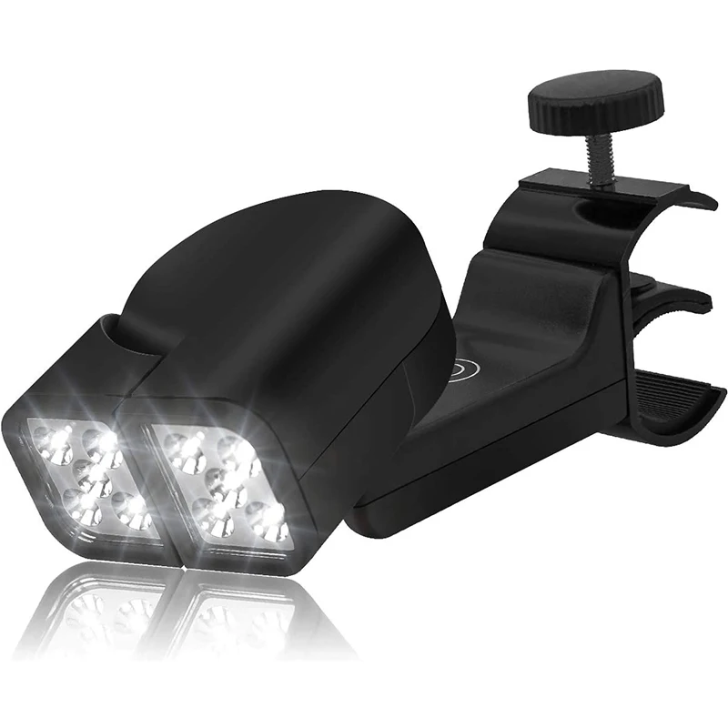 NONE Doppelkopf-Grilllichter, hitzebeständig, multifunktional, Nachtangeln, LED-Lampe für Grill, superhell, flexibel, tragbar, drehbar 3
