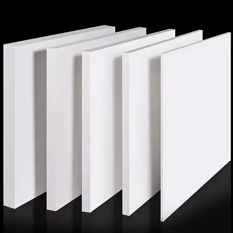 White PTFE Board Plastic Plate Sheet 0.3-20mm Thick Gasket Material DIY Model Building Craft Processing Teflon Sheet