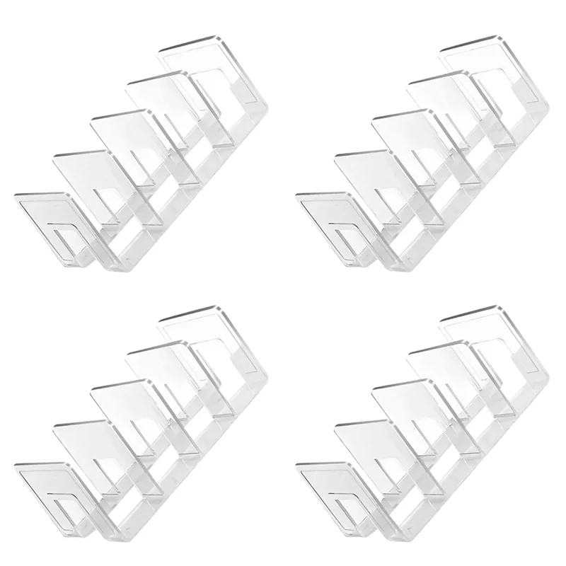 منظم رف الأحذية متعدد الطبقات من ABGE-Compact، 4 عبوات - تصميم عمودي موفر للمساحة، سهل التجميع لخزانة المدخل المنزلي St