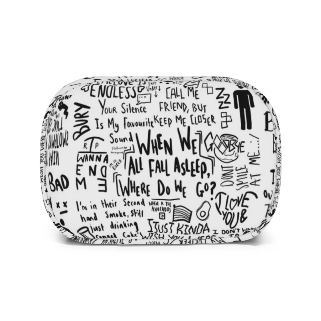 Billie Eilish Lunchtasche für die Schule, wasserdicht, Picknick, Thermokühler, isolierte Lunchbox, Damen- und Kinder-Tragetaschen