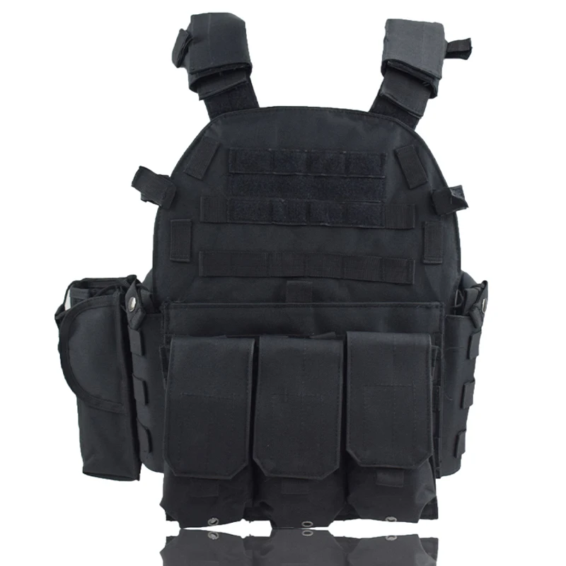 Tactical vest Multifunctional breathable vest camouflage lightweight body armor CS Outdoor real person insert plate stab suit