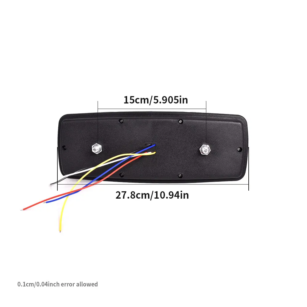 2 Stück Hochleistungs-LED Universal-LKW-Rücklicht Bremslicht Blinker Rückfahrlicht Wasserdicht 12V/24V für Lastwagen Anhänger Wohnmobile – Detail 5