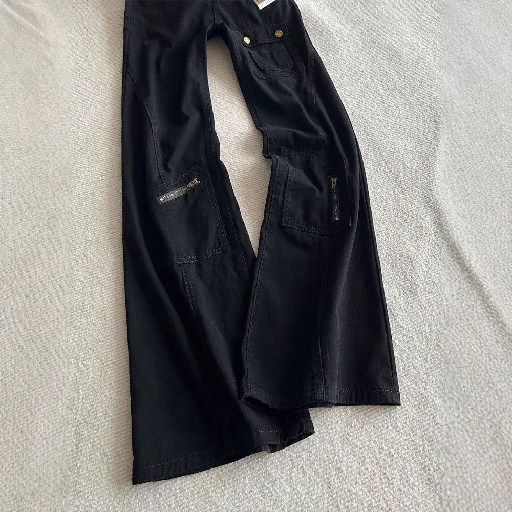 جينز رجالي 2026 ربيعي عصري متعدد الجيوب جينز رجالي بقصة ضيقة مستقيمة من قماش الدنيم