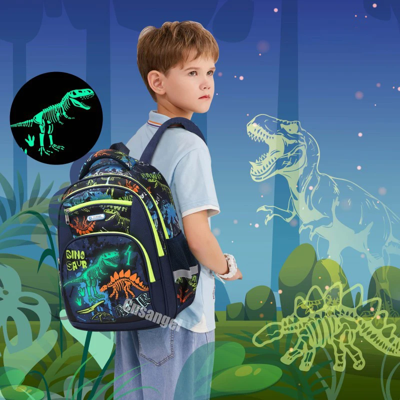 New Primary School High-Capacity Cartoon School Bag Protecting The Spine Commuter Backpack Student Anime Backpack Gift