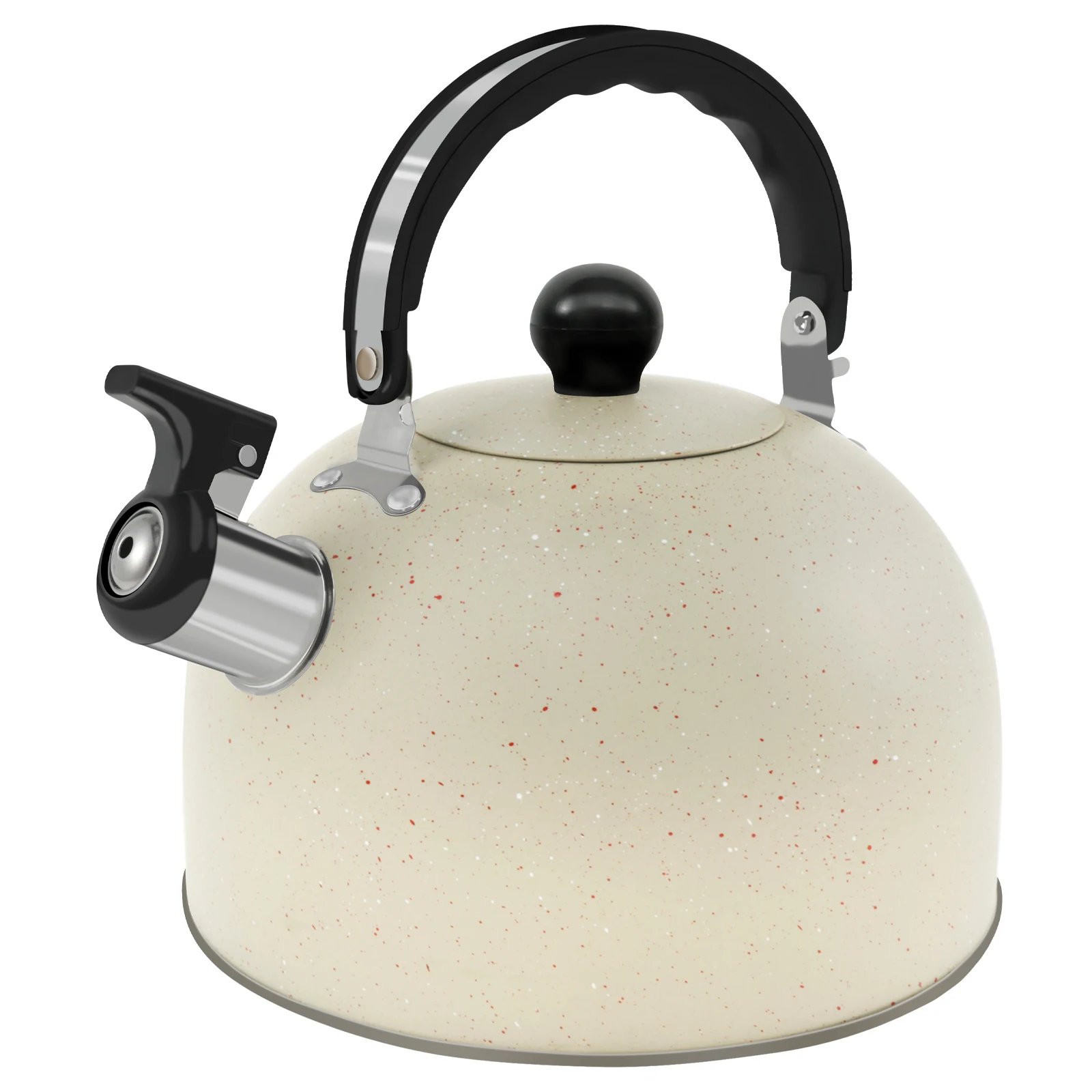 

Stove Gas Water Kettle Whistling Kettle Teapot for Trips Hiking Teakettle Handle Stainless Steel Teapot for Home Office