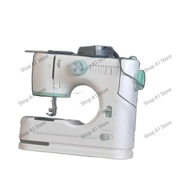 520 Household Multifunctional Electric Sewing Machine, Portable Desktop Automatic Overlock Tailor Sewing Machine