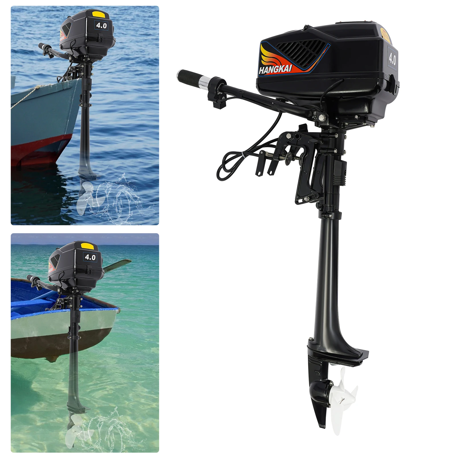 

48V 1000W Electric Outboard Machine Dinghy Motor 48V Boat Engine Brushless Motor
