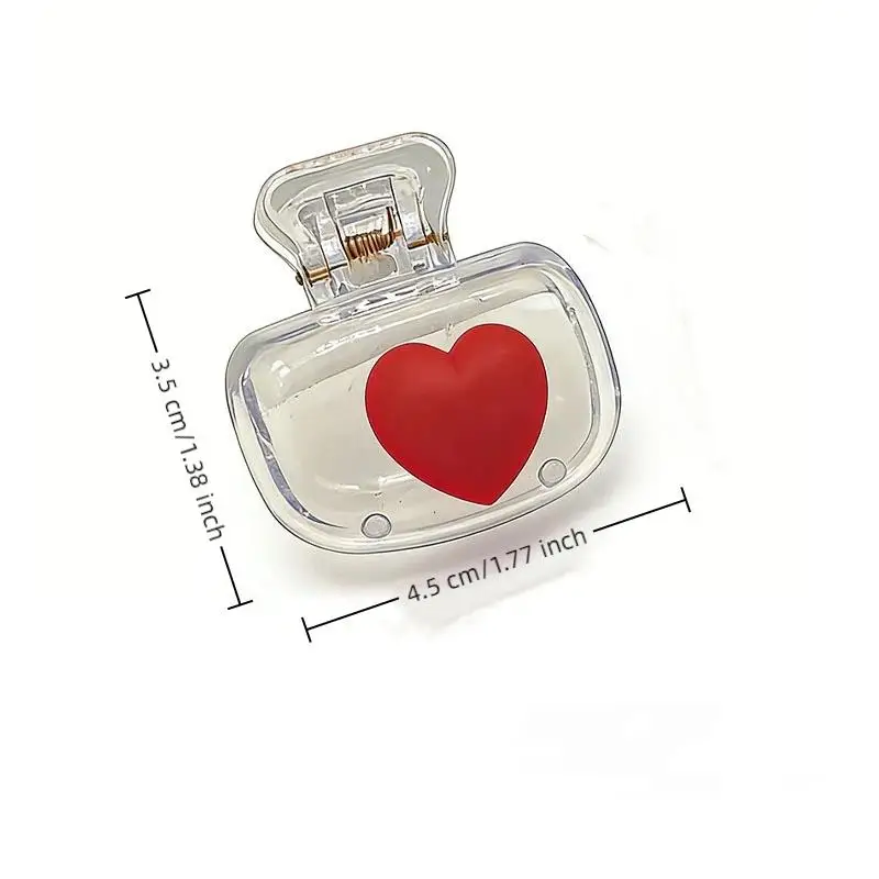 2Pcs Heart Toothbrush Clip Portable Travel Dustproof Toothbrush Head Cover Storage Box Toothbrush Protective Cap