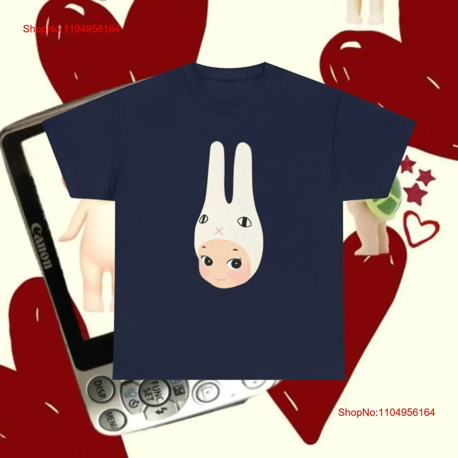 Camiseta Sonny Angel Merch Clothes Lover para su vintage lavada estirada unisex ligeramente moda gráfico Top para uso diario