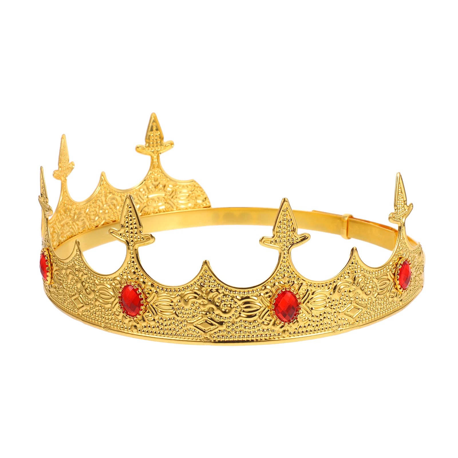 

1pcs Men'S Vintage Alloy Royal Medieval King Costume Headband For Birthday Party Wedding Prom Decoration