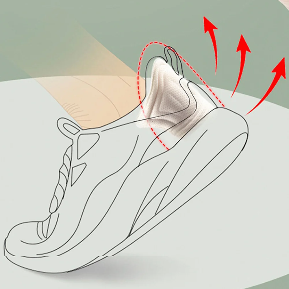 Plantillas de parche para zapatos deportivos, almohadillas para el talón, antidesgaste, almohadilla para los pies, plantilla de inserción, pegatina