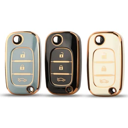 jingyuqin 3B TPU Car Key Shell Case Fob For Renault Clio Kangoo Modus Megane For Benz Smart Fortwo 453 Forfour 2015 2016 2017