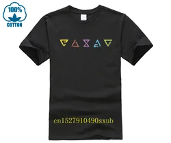 Men's Print Casual 100% Cotton T-Shirt Popular Witcher Signs T Shirt