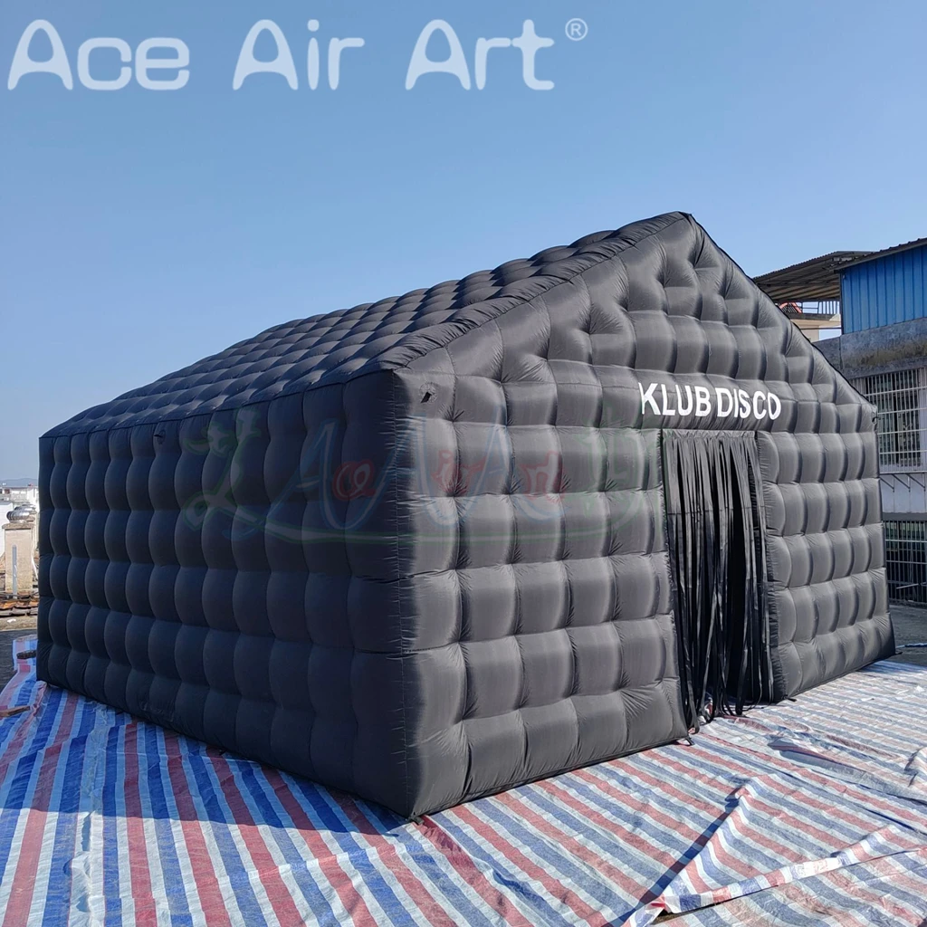 Large Inflatable Nightclub Cube Tent House for Night Club Event Exhibition Wedding Party Use