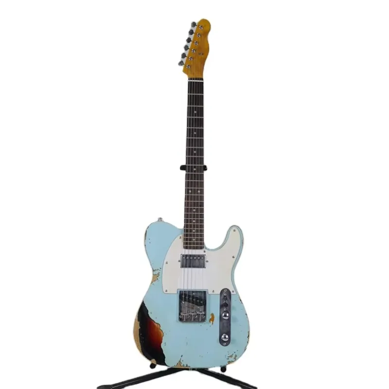 

STLF 2022 New Arrival Wholesale Vintage Electric Guitar Relic 6 String Electric Guitar Made in China