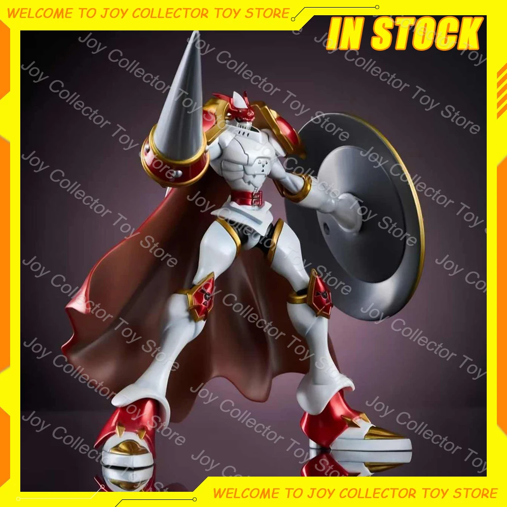 En Stock, figura de Anime Digimon, Atlas Mundial, estatuilla de Dukemon, Caballero Real, Bestia de Duke, modelo hecho a mano, estatua, figura coleccionable, Juguetes