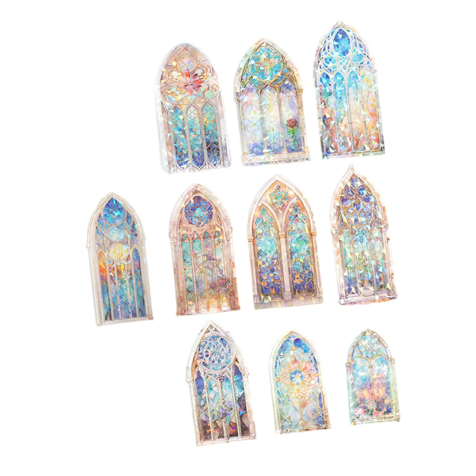 10 Pieces Handbook Stickers DIY Decorative Diary Sticker for Journal Planner